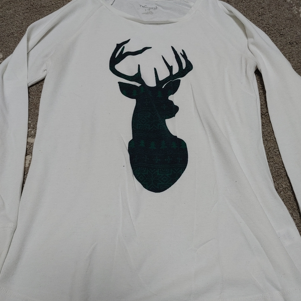 Stag Print Top - Picture 3 of 5